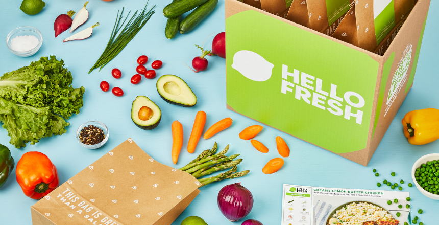 HelloFresh box di cibo